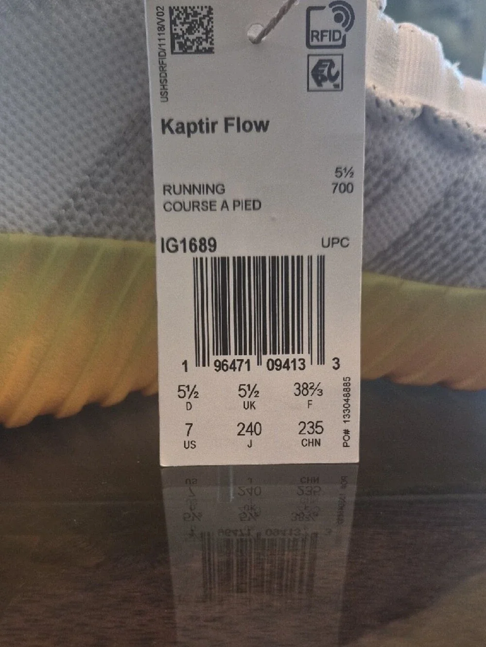 adidas Women White Sneakers with Yellow Outsole